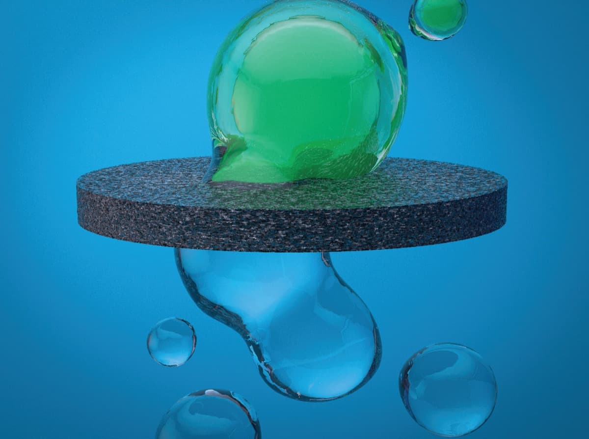 Amyloid hybrid membrane filter used in ETH Zurich radioactive wastewater treatment study