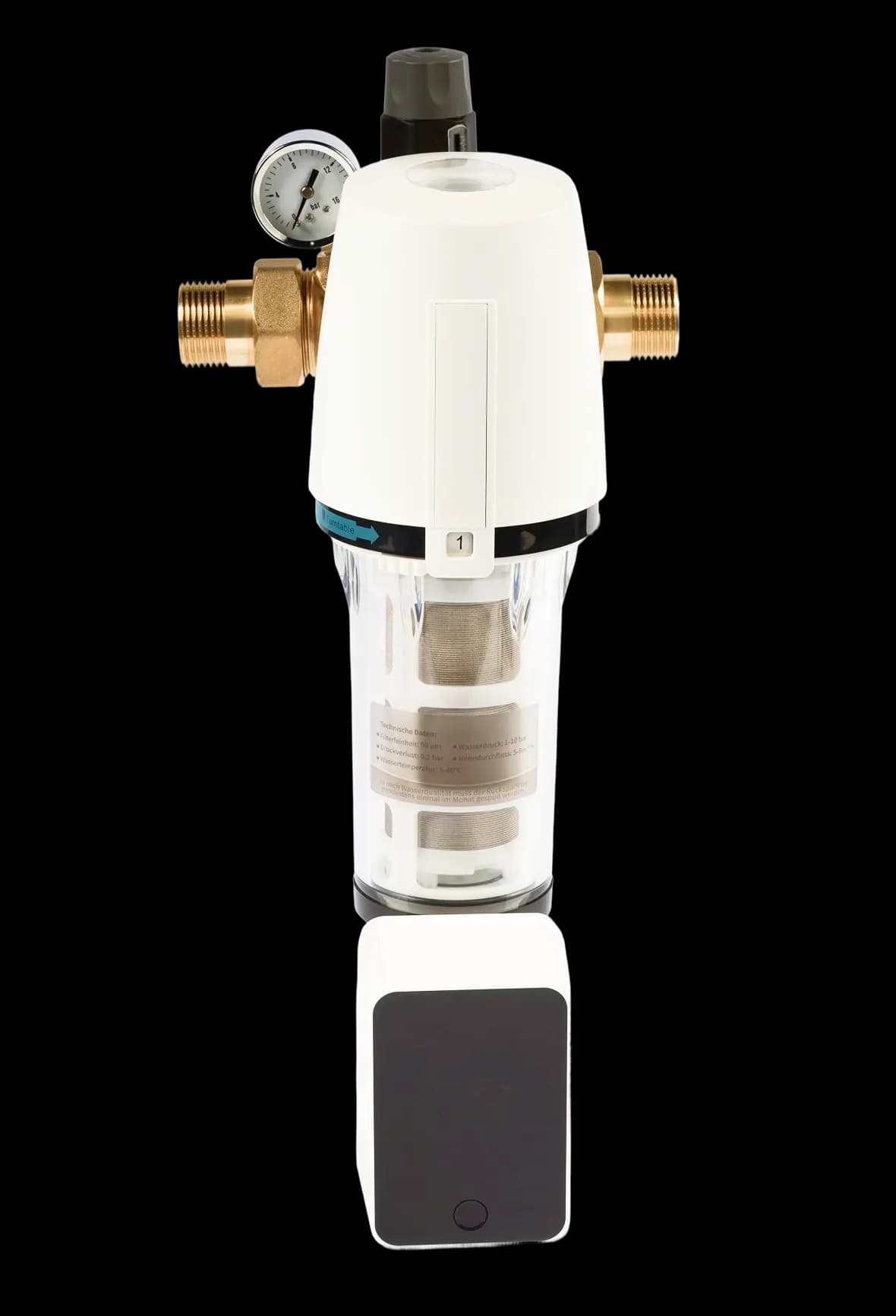 Filtre à particules auto-rétrolavage Mam Nature en inox 316L sans plomb avec écran